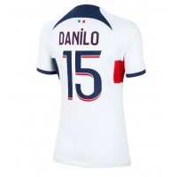 Fotballdrakt Dame Paris Saint-Germain Danilo Pereira #15 Bortedrakt 2023-24 Kortermet
